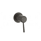 Gessi Goссia Смеситель для душа встраив., на 1 потреб., внешняя часть, цвет: black metal brushed PVD 33019#707