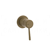 Gessi Goссia Смеситель для душа встраиваемый, на 1 потребитель, внешняя часть, цвет: antique brass 33019#713