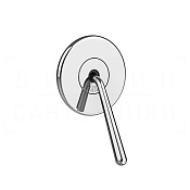 Gessi Goссia Смеситель для душа встраиваемый, на 1 потребитель, внешняя часть, цвет: chrome 33044#031