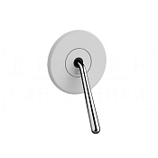 Gessi Goссia Смеситель для душа встраиваемый, на 1 потребитель, внешняя часть, цвет: matte white 33044#279