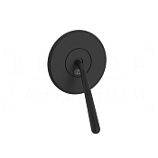 Gessi Goссia Смеситель для душа встраиваемый, на 1 потребитель, внешняя часть, цвет: matte black 33044#299