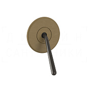 Gessi Goссia Смеситель для душа встраиваемый, на 1 потребитель, внешняя часть, цвет: antique brass 33044#713