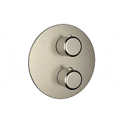 Gessi Goссia Термостат для душа встраиваемый, на 2 потр., внешняя часть, цвет: finox brushed nickel 33844#149