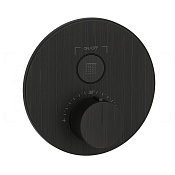 Gessi Hi-Fi Термостат для душа встраиваемый, на 1 потребитель, внешняя часть, цвет: aged bronze 38711#187