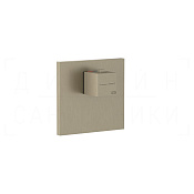 Gessi Rettangolo Термостат для душа встраив., на 1 потр., внешняя часть, цвет: finox brushed nickel 43252#149