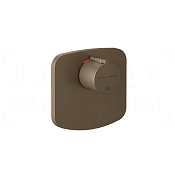 Gessi Rettangolo Термостат для душа встраив., на 1 потреб., внешняя часть, цвет: coffee bronze PVD 43256#761