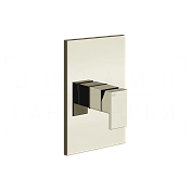 Gessi Rettangolo Смеситель для душа встраиваемый, на 1 потребитель, внешняя часть, цвет: nickel PVD 44602#720