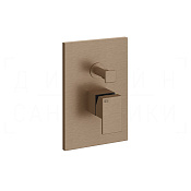 Gessi Rettangolo Смеситель для душа встраиваемый, на 2 потр., внеш. часть, цвет: copper brushed PVD 44604#708