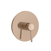 Gessi Goccia Смеситель для душа встраиваемый, на 1 потребитель, внешняя часть, цвет: copper PVD 44676#030