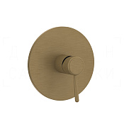 Gessi Goccia Смеситель для душа встраиваемый, на 1 потребитель, внешняя часть, цвет: antique brass 44676#713