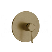 Gessi Goccia Смеситель для душа встраив., на 1 потреб., внешняя часть, цвет: deep bronze brushed PVD 44676#791