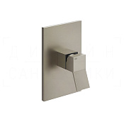 Gessi Rettangolo K Смеситель для душа встраив., на 1 потр., внеш. часть, цвет: finox brushed nickel 53061#149