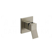 Gessi Rettangolo K Смеситель для душа встраив., на 1 потр., внеш. часть, цвет: finox brushed nickel 53109#149