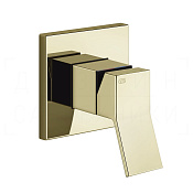 Gessi Rettangolo K Смеситель для душа встраиваемый, на 1 потребитель, внешняя часть, цвет: brass PVD 53109#710