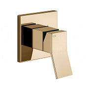 Gessi Rettangolo K Смеситель для душа встраиваемый, на 1 потреб., внеш. часть, цвет: warm bronze PVD 53109#735