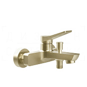 Gessi Rilievo Смеситель для ванны, без душевого гарнитура, излив 15,3 см, цвет: brushed brass PVD 59013#727