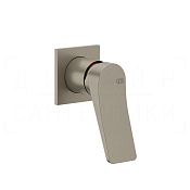 Gessi Rilievo Смеситель для душа встраиваемый, на 1 потреб., внеш. часть, цвет: finox brushed nickel 59019#149