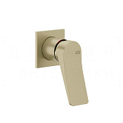 Gessi Rilievo Смеситель для душа встраиваемый, на 1 потреб., внешняя часть, цвет: brushed brass PVD 59019#727