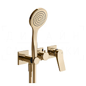 Gessi Rilievo Смеситель для душа встраиваемый, на 2 потребителя, внеш. часть, цвет: warm bronze PVD 59036#735