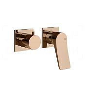 Gessi Rilievo Смеситель для душа встраиваемый, на 2 потребителя, внешняя часть, цвет: copper PVD 59038#030