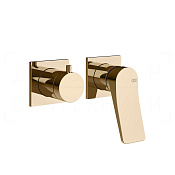 Gessi Rilievo Смеситель для душа встраиваемый, на 2 потребителя, внеш. часть, цвет: warm bronze PVD 59038#735