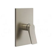 Gessi Rilievo Смеситель для душа встраиваемый, на 1 потреб., внеш. часть, цвет: finox brushed nickel 59061#149