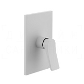 Gessi Rilievo Смеситель для душа встраиваемый, на 1 потребитель, внешняя часть, цвет: matte white 59061#279