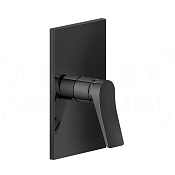 Gessi Rilievo Смеситель для душа встраиваемый, на 1 потребитель, внеш. часть, цвет: black metal PVD 59061#706