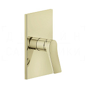 Gessi Rilievo Смеситель для душа встраиваемый, на 1 потребитель, внешняя часть, цвет: brass PVD 59061#710