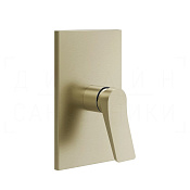 Gessi Rilievo Смеситель для душа встраиваемый, на 1 потреб., внешняя часть, цвет: brushed brass PVD 59061#727