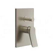 Gessi Rilievo Смеситель для душа встраиваемый, на 2 потреб., внеш. часть, цвет: finox brushed nickel 59079#149