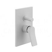 Gessi Rilievo Смеситель для душа встраиваемый, на 2 потребителя, внешняя часть, цвет: matte white 59079#279