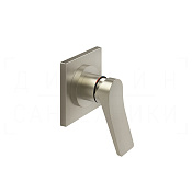 Gessi Rilievo Смеситель для душа встраиваемый, на 1 потреб., внеш. часть, цвет: finox brushed nickel 59109#149