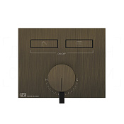 Gessi Hi-Fi Смеситель для душа встраиваемый, на 2 потребителя, внешняя часть, цвет: antique brass 63079#713