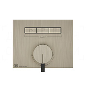 Gessi Hi-Fi Смеситель для душа встраиваемый, на 3 потреб., внешняя часть, цвет: finox brushed nickel 63081#149