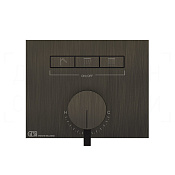 Gessi Hi-Fi Смеситель для душа встраиваемый, на 3 потребителя, внешняя часть, цвет: aged bronze 63081#187