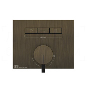 Gessi Hi-Fi Смеситель для душа встраиваемый, на 3 потребителя, внешняя часть, цвет: antique brass 63081#713