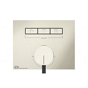 Gessi Hi-Fi Смеситель для душа встраиваемый, на 3 потребителя, внешняя часть, цвет: nickel PVD 63081#720