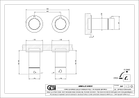 Gessi Anello Термостат для душа встраиваемый, на 1 потреб., внешняя часть, цвет: copper brushed PVD 63331#708