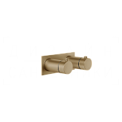Gessi Anello Термостат для душа встраив., на 1 потреб., внешняя часть, цвет: warm bronze brushed PVD 63332#726