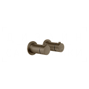 Gessi Anello Термостат для душа встраив., на 2 потреб., внеш. часть, цвет: coffee bronze brushed PVD 63333#761