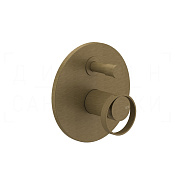 Gessi Anello Смеситель для душа встраиваемый, на 2 потребителя, внешняя часть, цвет: antique brass 63377#713