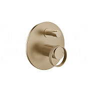 Gessi Anello Смеситель для душа встраив., на 2 потреб., внешняя часть, цвет: warm bronze brushed PVD 63377#726