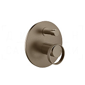 Gessi Anello Смеситель для душа встраив., на 2 потреб., внеш. часть, цвет: coffee bronze brushed PVD 63377#761