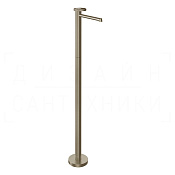 Gessi Anello Смеситель для ванны напольный, без душ. гар., излив 17,4 см, цвет: finox brushed nickel 63393#149