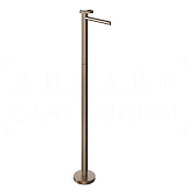 Gessi Anello Смеситель для ванны напольный, без душ. гарн., излив 17,4 см, цвет: copper brushed PVD 63393#708