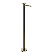 Gessi Anello Смеситель для ванны напольный, без душевого гарнитура, излив 17,4 см, цвет: brass PVD 63393#710