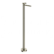 Gessi Anello Смеситель для ванны напольный, без душевого гарнитура, излив 17,4 см, цвет: nickel PVD 63393#720