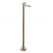 Gessi Anello Смеситель для ванны напольный, без душ. гарн., излив 17,4 см, цвет: warm bronze brushed 63393#726