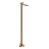 Gessi Anello Смеситель для ванны напольный, без душевого гарн., излив 17,4 см, цвет: warm bronze PVD 63393#735